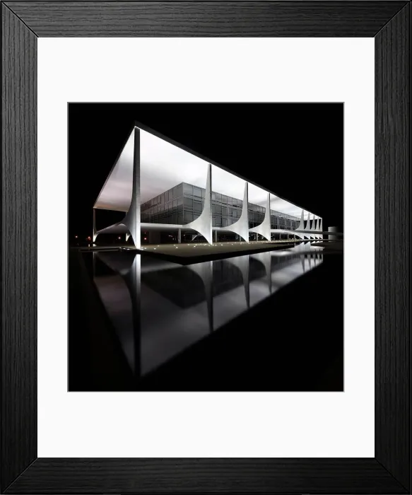 Framed Print : The Palácio do Planalto is the official workplace of the President of Brazil, Brasilia, Brazil Framed Print : The Palácio do Planalto is the official workplace of the President of Brazil, Brasilia, Brazil