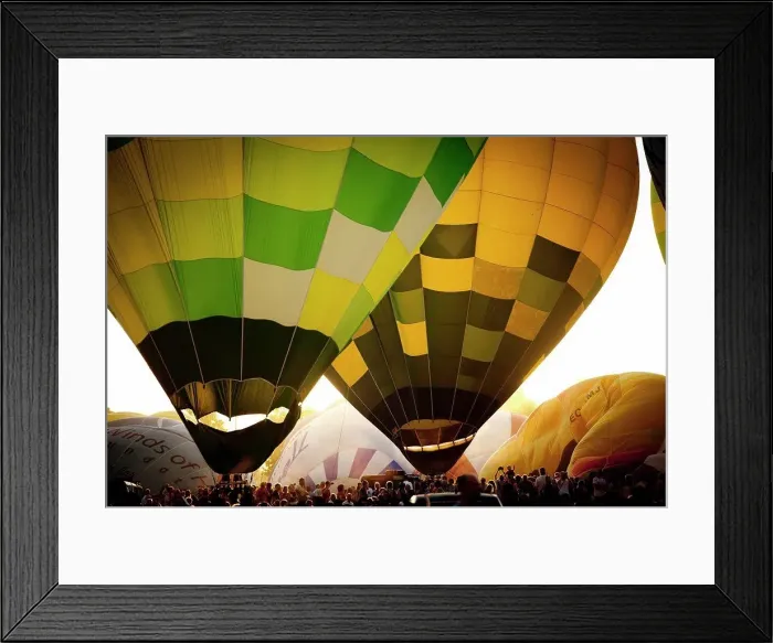 Framed Print : Air balloon Festival in Igualada, Barcelona, Spain Framed Print : Air balloon Festival in Igualada, Barcelona, Spain