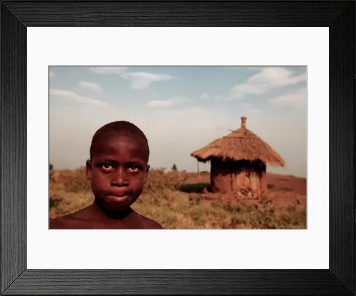 Framed Print : Africa, Uganda, Gulu, boy Framed Print : Africa, Uganda, Gulu, boy