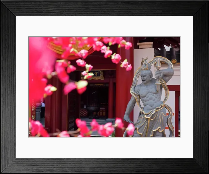 Framed Print : Singapore, Singapore, Chinatown. Guardian statue at the Buddha Tooth Relic Temple and Museum Framed Print : Singapore, Singapore, Chinatown. Guardian statue at the Buddha Tooth Relic Temple and Museum