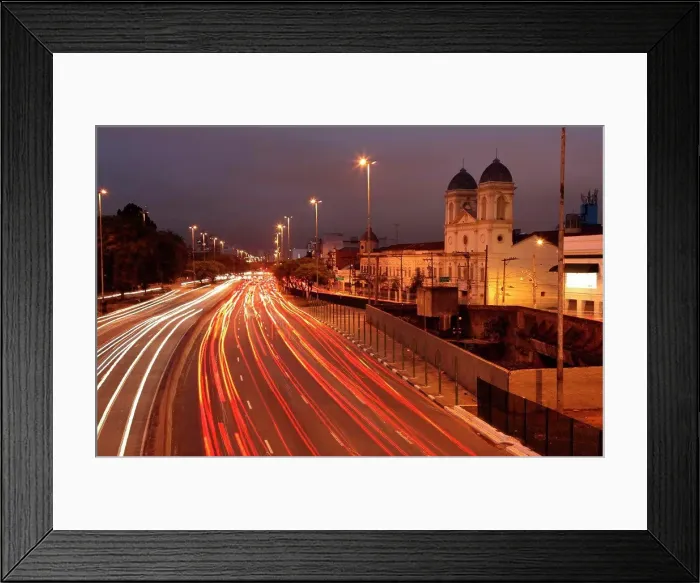 Framed Print : Avenida Tiradentes in Downtown Sao Paulo. Brazil Framed Print : Avenida Tiradentes in Downtown Sao Paulo. Brazil