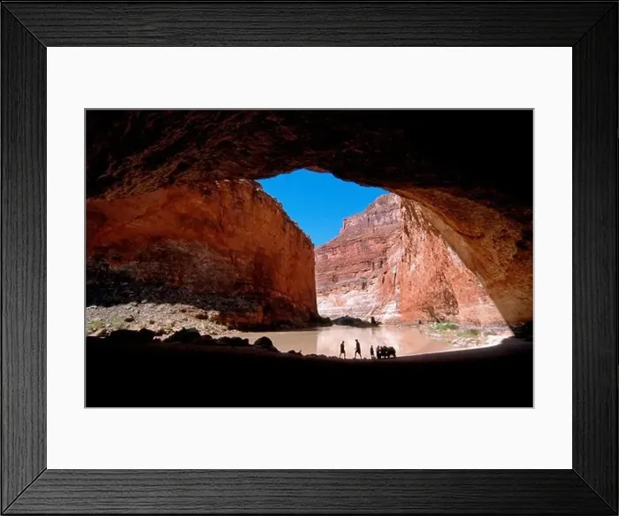 Framed Print : Stopping in Redwall Cavern, Grand Canyon National Park, Arizona Framed Print : Stopping in Redwall Cavern, Grand Canyon National Park, Arizona