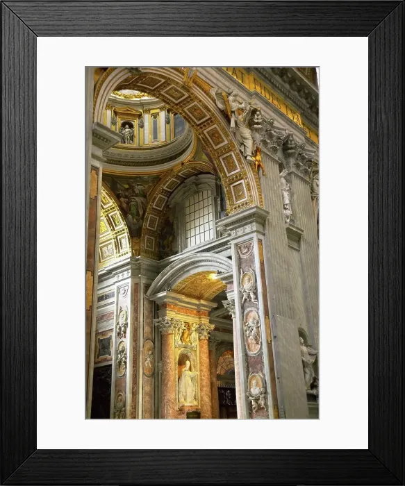 Framed Print : St Peter's Basilica. Vatican City. Rome. Italy Framed Print : St Peter's Basilica. Vatican City. Rome. Italy