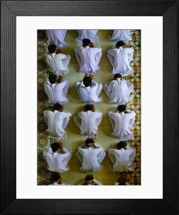 Framed Print : Cao Dai priests, Tay Ninh, Vietnam, Indochina, Asia Framed Print : Cao Dai priests, Tay Ninh, Vietnam, Indochina, Asia