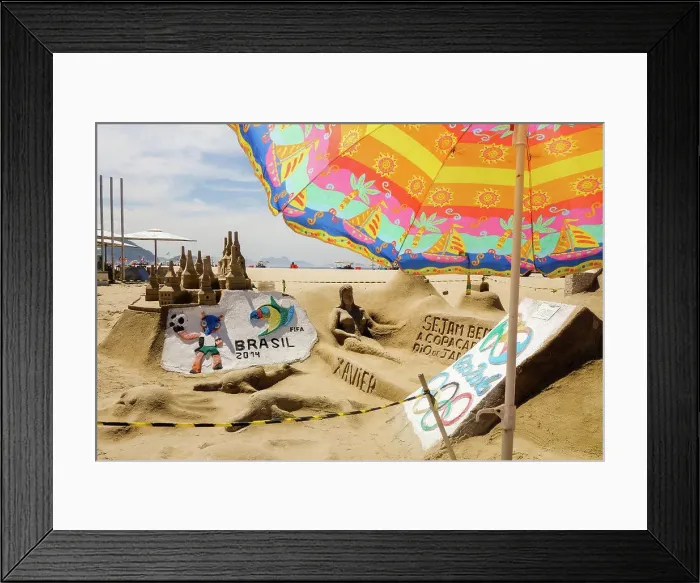 Framed Print : Brazil FIFA World Cup 2014 football world championship, Rio de Janeiro, Brazil Framed Print : Brazil FIFA World Cup 2014 football world championship, Rio de Janeiro, Brazil