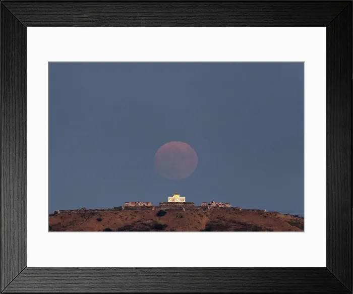 Framed Print : Super moon in Castle Portugal Framed Print : Super moon in Castle Portugal