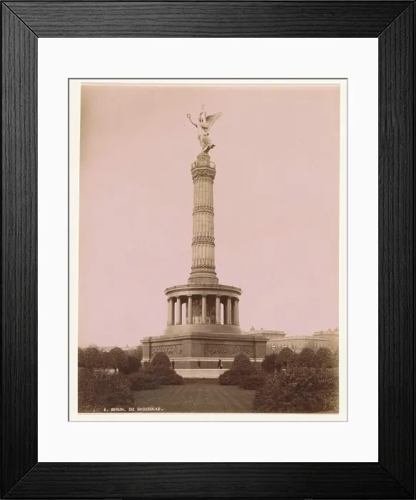 Framed Print : Victory column in Berlin; Berlin, Die Siegessaule Framed Print : Victory column in Berlin; Berlin, Die Siegessaule