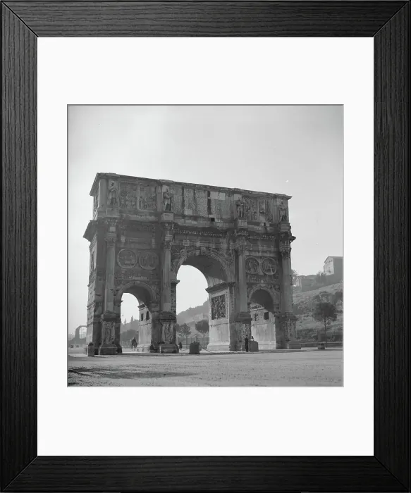 Framed Print : Poll photo collection. Rome: visit to the city. Arch of Constantijn. December 1937. Italy, Rome Framed Print : Poll photo collection. Rome: visit to the city. Arch of Constantijn. December 1937. Italy, Rome