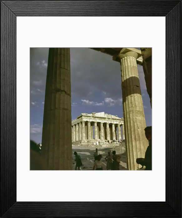 Framed Print : Anefo photo collection. Series worldjamboree Greece; Pillars Acropolis Pathenon. August 1963. Greece Framed Print : Anefo photo collection. Series worldjamboree Greece; Pillars Acropolis Pathenon. August 1963. Greece