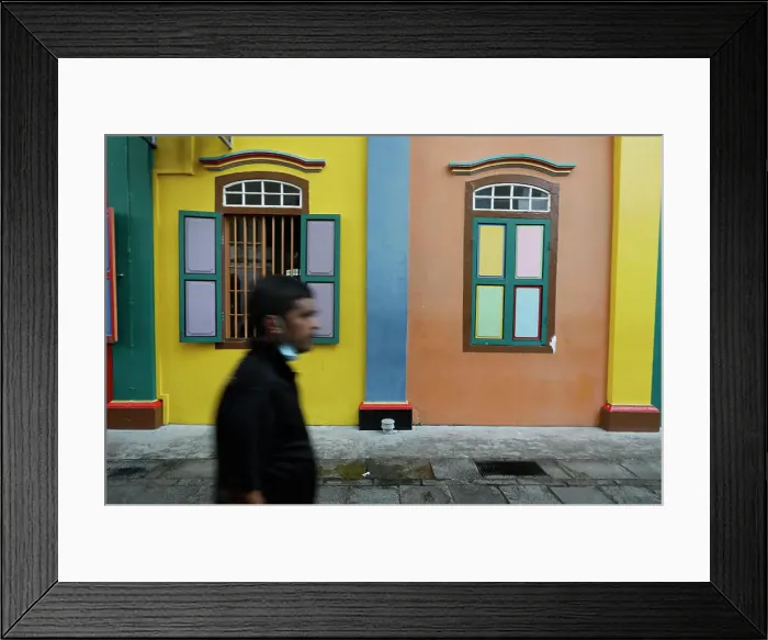 Framed Print : The historic villa of Tan Teng Niah, a pioneering Chinese businessman in Little India. Singapore Framed Print : The historic villa of Tan Teng Niah, a pioneering Chinese businessman in Little India. Singapore