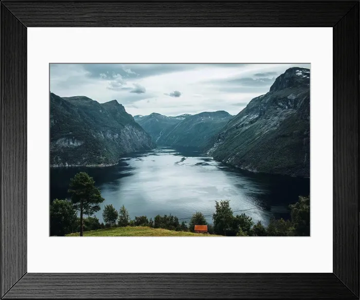 Framed Print : Norway, Romsdal, Geirangerfjord Framed Print : Norway, Romsdal, Geirangerfjord