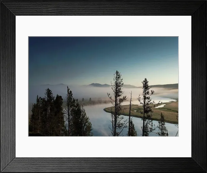 Framed Print : USA, Wyoming, Yellowstone National Park, Yellowstone River in the morning Framed Print : USA, Wyoming, Yellowstone National Park, Yellowstone River in the morning
