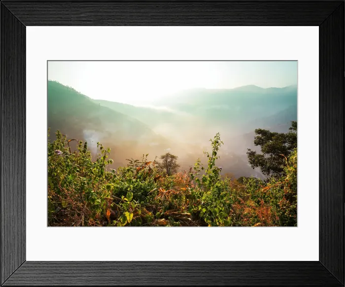 Framed Print : Amazing mountains landscape in Guatemala