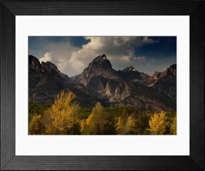 Framed Print : USA, Wyoming, Grand Teton National Park, Teton Range, Autumn landscape Framed Print : USA, Wyoming, Grand Teton National Park, Teton Range, Autumn landscape