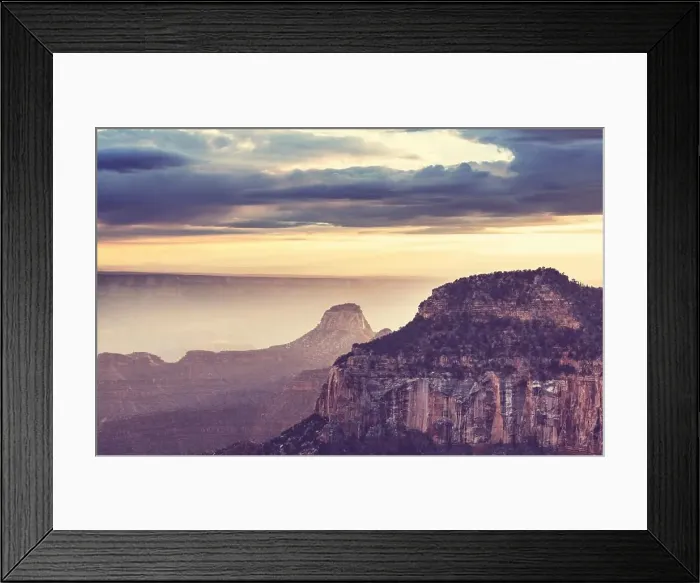 Framed Print : Picturesque landscapes of the Grand Canyon