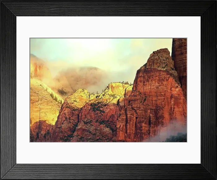 Framed Print : Zion national park Framed Print : Zion national park
