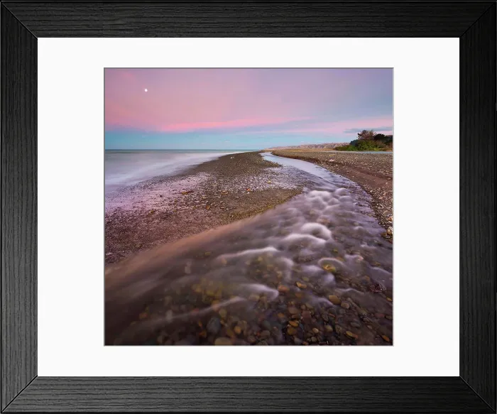 Framed Print : Maraetotara River mouth in the south Pacific, Te Awanga, Hastings, Hawke's Bay, north Island, New Zealand Framed Print : Maraetotara River mouth in the south Pacific, Te Awanga, Hastings, Hawke's Bay, north Island, New Zealand