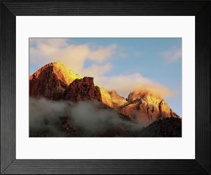 Framed Print : Zion national park