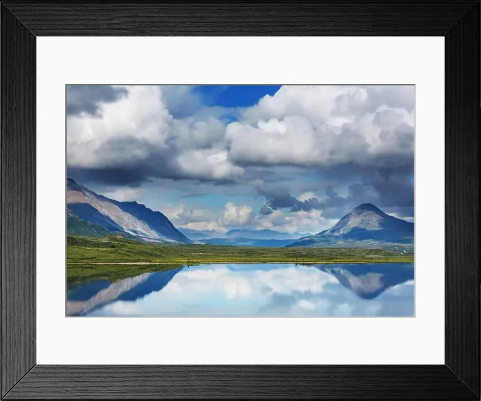 Framed Print : Denali highway. Landscapes on Denali highway, Alaska