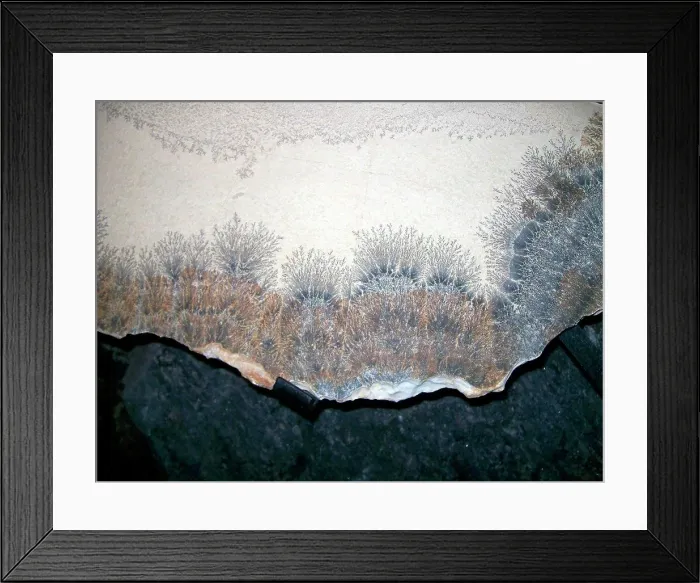 Framed Print : Crystals, the Setesdal Mineral Park, Kristiansand, Norway, 2009