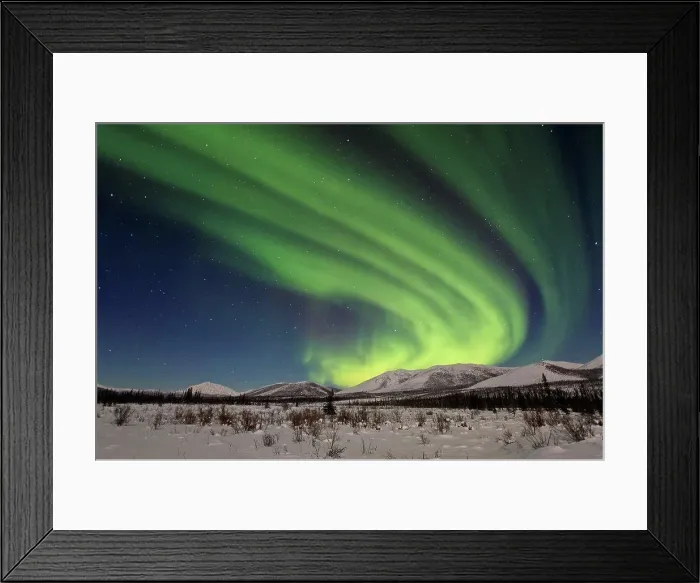 Framed Print : North America, the USA, Alaska, North Alaska, James Dalton Highway, Brooks Range, northern lights, Aurora borealis Framed Print : North America, the USA, Alaska, North Alaska, James Dalton Highway, Brooks Range, northern lights, Aurora borealis