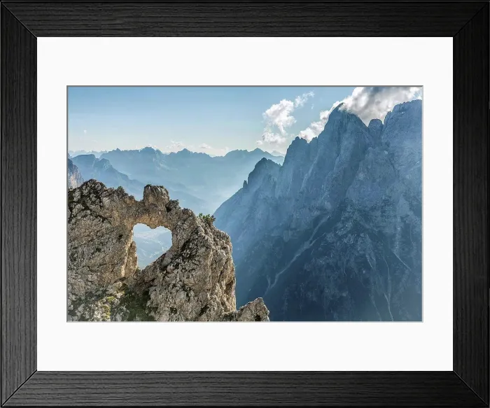 Framed Print : Europe, Italy, Veneto, Belluno, Agordino