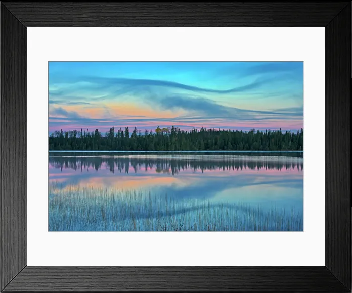 Framed Print : Dawn light on Klotz Lake Longlac Ontario Canada Framed Print : Dawn light on Klotz Lake Longlac Ontario Canada