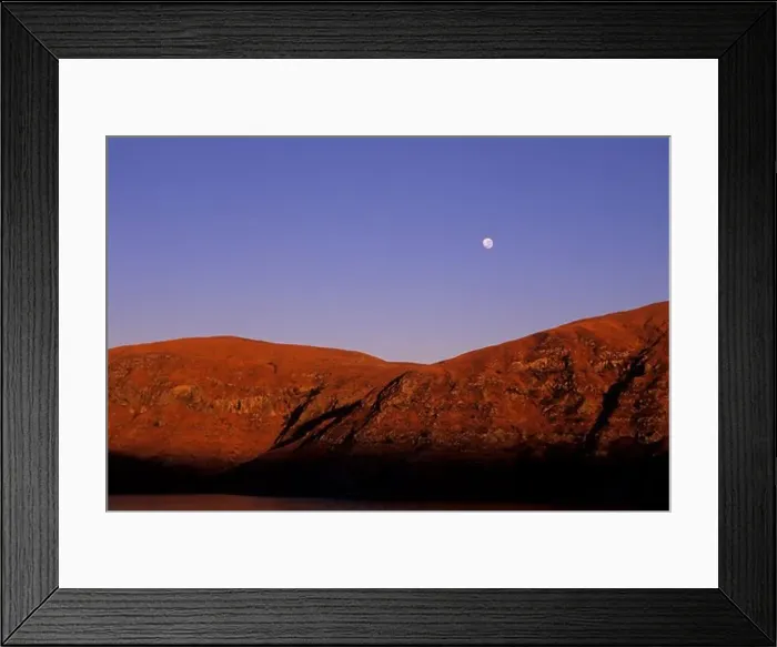 Framed Print : NEW ZEALAND, SOUTH ISLAND, NEAR CHRISTCHURCH, LYTTELTON BAY ENTRANCE, MOON AT SUNRISE Framed Print : NEW ZEALAND, SOUTH ISLAND, NEAR CHRISTCHURCH, LYTTELTON BAY ENTRANCE, MOON AT SUNRISE