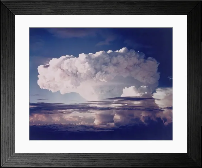Framed Print : The MIKE shot was the first thermonuclear test Framed Print : The MIKE shot was the first thermonuclear test