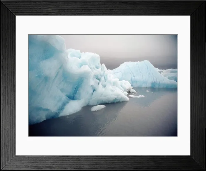 Framed Print : Icebergs floating on water, Columbia Glacier, Prince William Sound, Alaska, USA Framed Print : Icebergs floating on water, Columbia Glacier, Prince William Sound, Alaska, USA