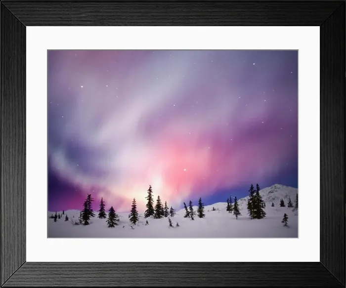 Framed Print : USA, Alaska, Cantwell, Talkeetna Mountains, Jack Creek, Aurora borealis Framed Print : USA, Alaska, Cantwell, Talkeetna Mountains, Jack Creek, Aurora borealis