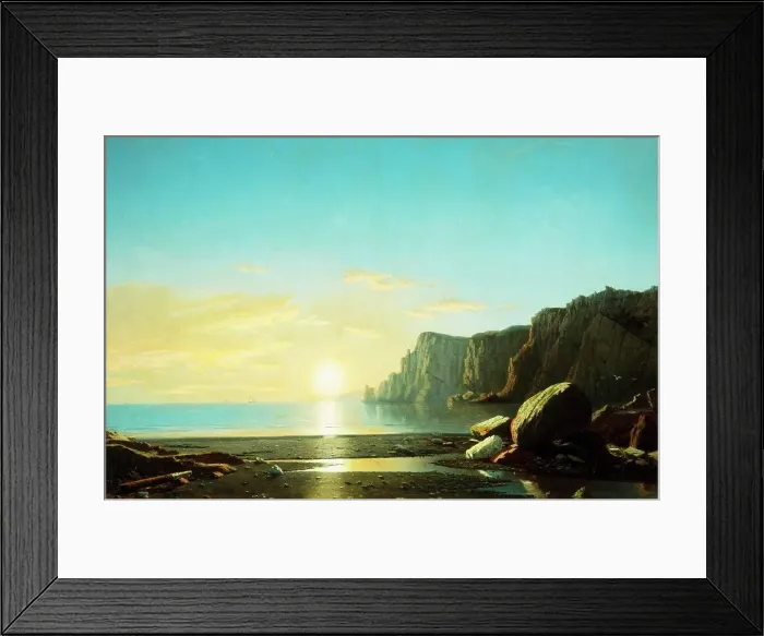 Framed Print : Off the Coast of Labrador. William Bradford (1823-1892). Oil on canvas. Signed and dated 1862. 59 x 88.4cm Framed Print : Off the Coast of Labrador. William Bradford (1823-1892). Oil on canvas. Signed and dated 1862. 59 x 88.4cm