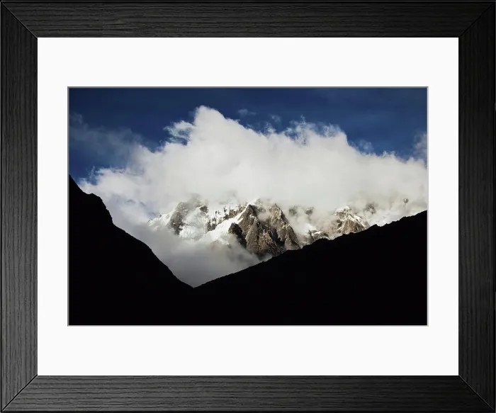 Framed Print : Clouds Wrap Around Jagged Mountain Peaks Along the Salkantay Trail in Peru Framed Print : Clouds Wrap Around Jagged Mountain Peaks Along the Salkantay Trail in Peru