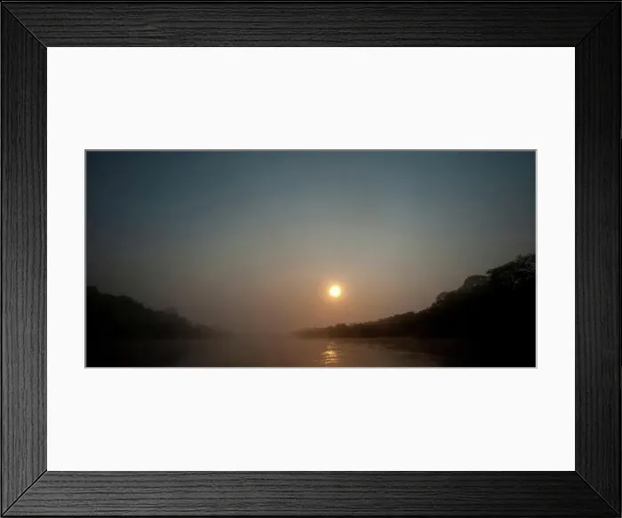 Framed Print : Sunrise on the Cuiaba River, Pantanal Wetlands, Brazil Framed Print : Sunrise on the Cuiaba River, Pantanal Wetlands, Brazil