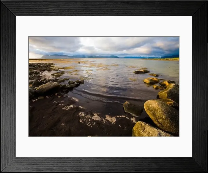 Framed Print : Island of Austvagoya, Lofoten, Norway