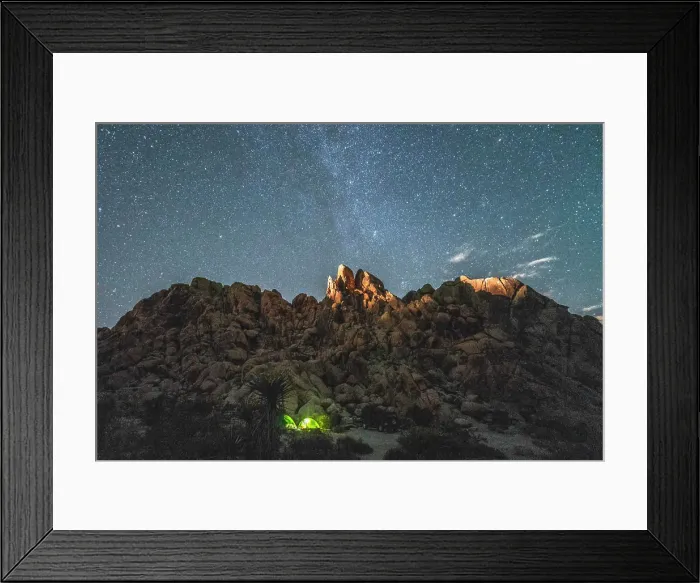 Framed Print : Milky Way In Joshua Tree Framed Print : Milky Way In Joshua Tree