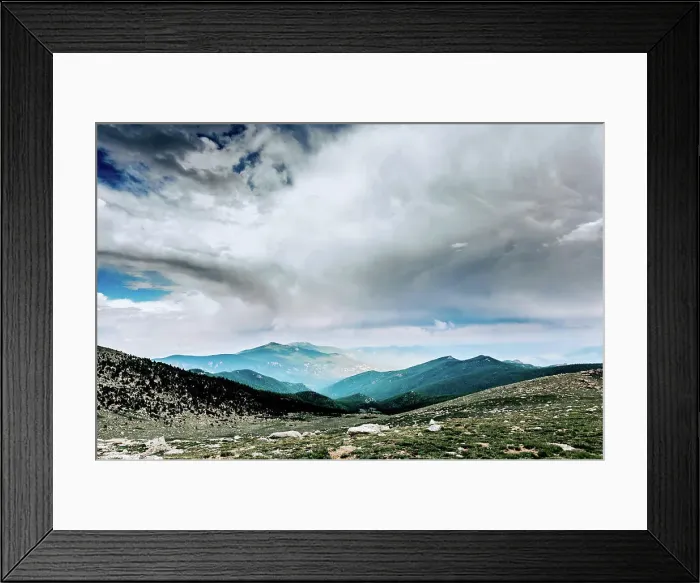 Framed Print : Mountain View in Rocky Mountain National Park Framed Print : Mountain View in Rocky Mountain National Park