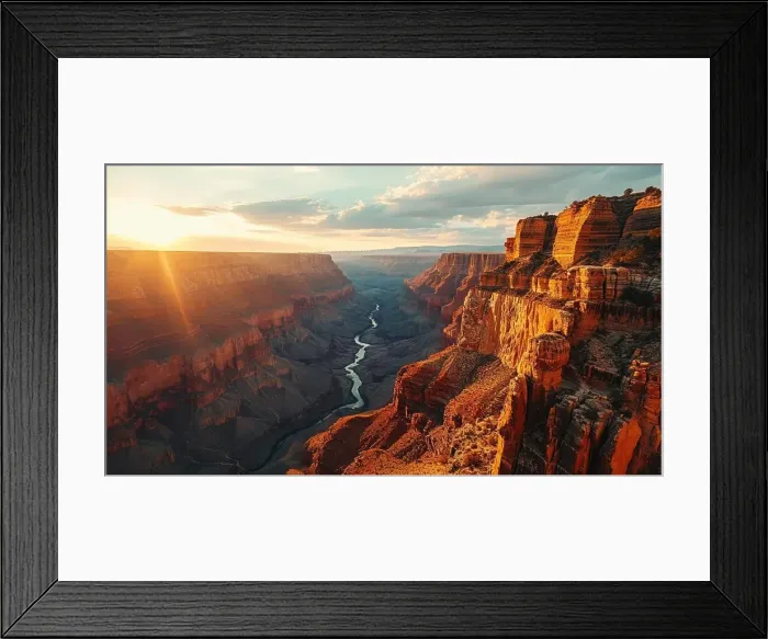 Framed Print : Generative AI Natural wonder, aerial drone shot Framed Print : Generative AI Natural wonder, aerial drone shot