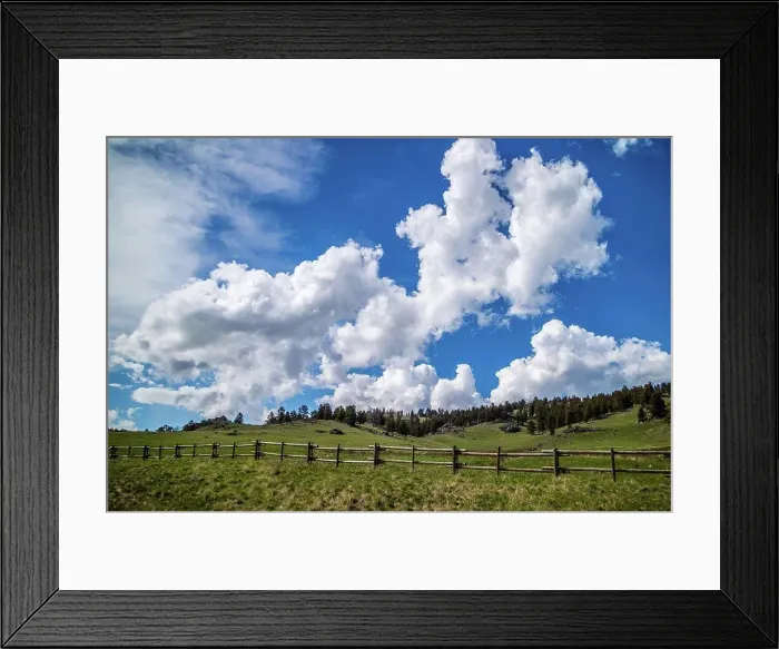 Framed Print : A beautiful overlooking view of nature in Buffalo, Wyoming Framed Print : A beautiful overlooking view of nature in Buffalo, Wyoming