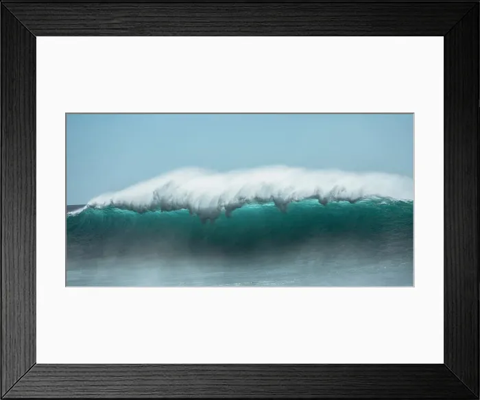Framed Print : Large Backlit Wave Breaks on Wester Shore of Oahu Framed Print : Large Backlit Wave Breaks on Wester Shore of Oahu