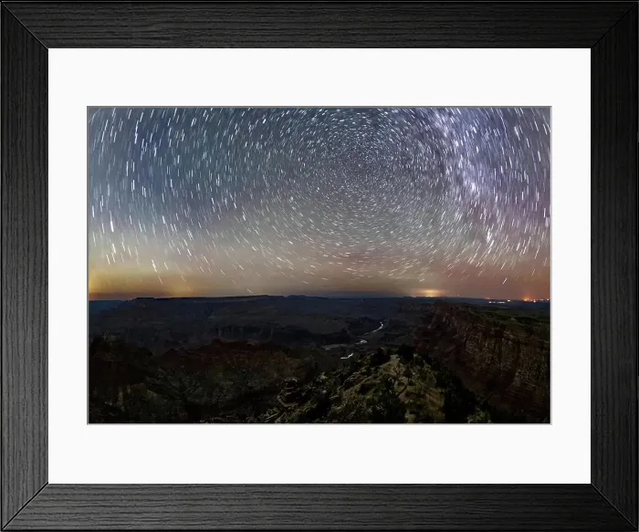Framed Print : Starry Night at Grand Canyon AZ Framed Print : Starry Night at Grand Canyon AZ
