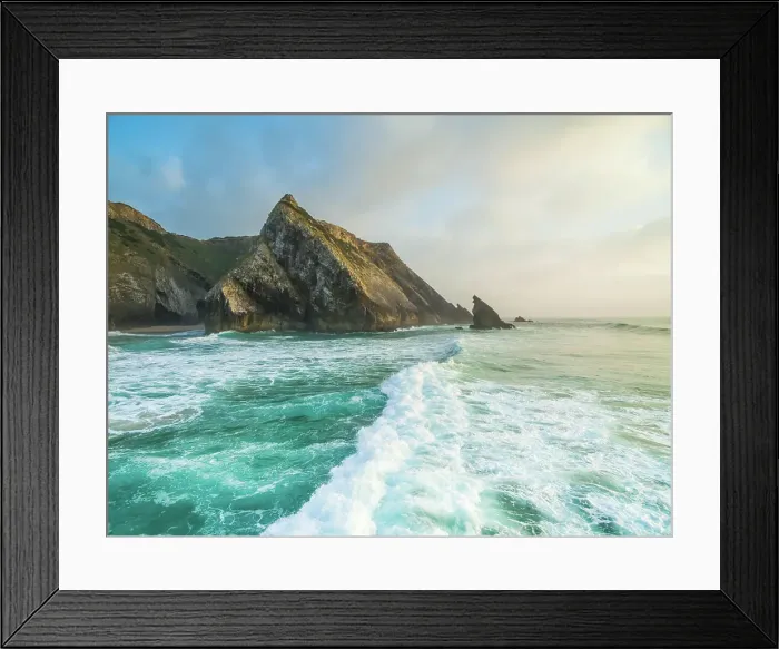 Framed Print : Praia da Adraga views on the coast of Portugal Framed Print : Praia da Adraga views on the coast of Portugal