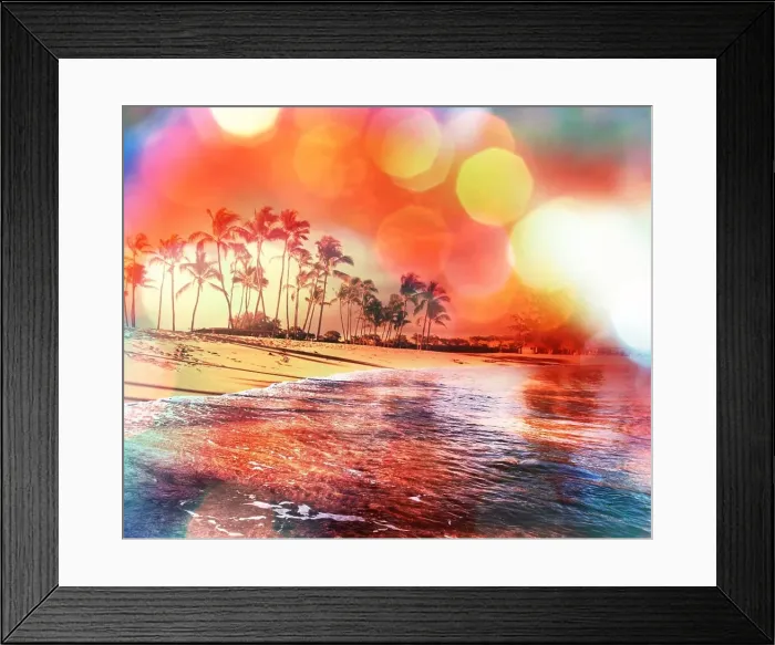 Framed Print : Tropical beach Framed Print : Tropical beach