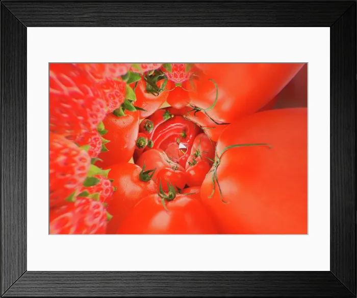 Framed Print : Red food Framed Print : Red food