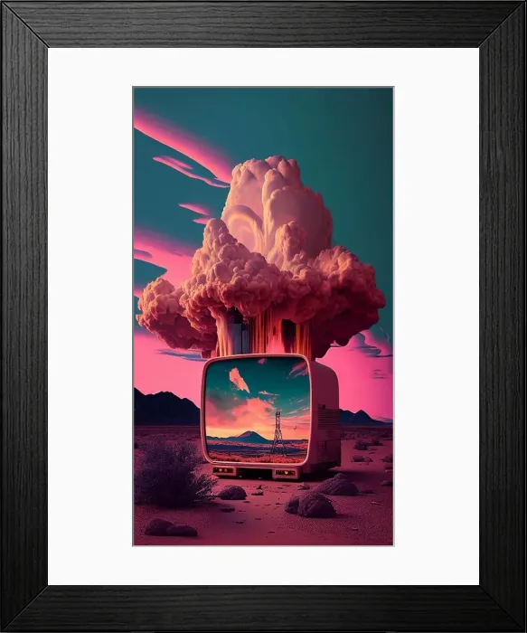 Framed Print : Science fiction space wallpaper poster Framed Print : Science fiction space wallpaper poster