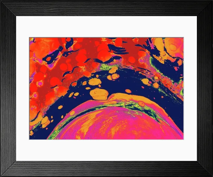 Framed Print : Ebru marbling texture handmade wave background. Unique art Liq Framed Print : Ebru marbling texture handmade wave background. Unique art Liq