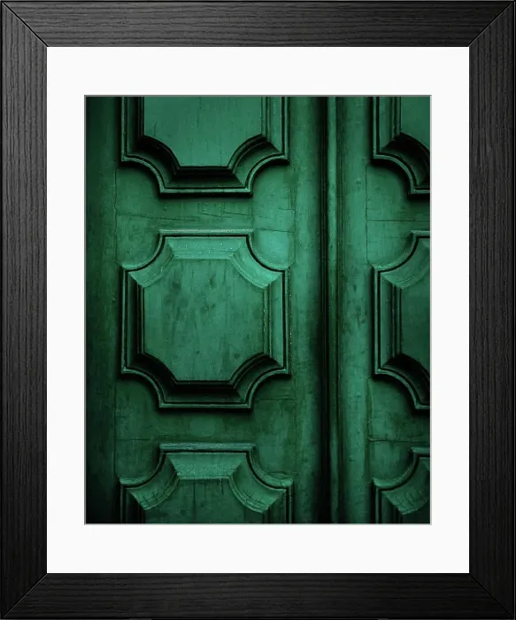 Framed Print : old wooden green door, Salvador, Bahia, Brazil Framed Print : old wooden green door, Salvador, Bahia, Brazil