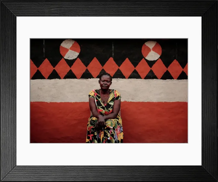 Framed Print : Africa, Uganda, Gulu, woman's portrait Framed Print : Africa, Uganda, Gulu, woman's portrait