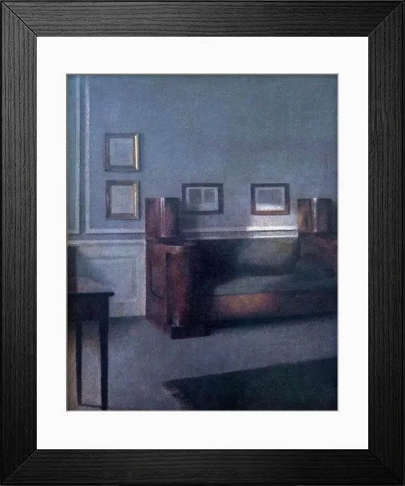 Framed Print : Sunny Parlour 1905. ( by Vilhelm Hammershoi; 1864-1916 ) Framed Print : Sunny Parlour 1905. ( by Vilhelm Hammershoi; 1864-1916 )
