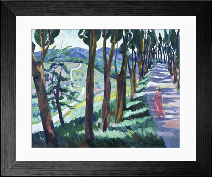 Framed Print : Avenue, Tuscany Josephine Trotter (b.1940 / British) Oil on canvas Framed Print : Avenue, Tuscany Josephine Trotter (b.1940 / British) Oil on canvas
